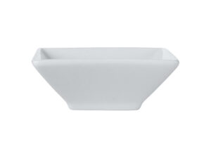 White Basics Square Footed Sauce Dish