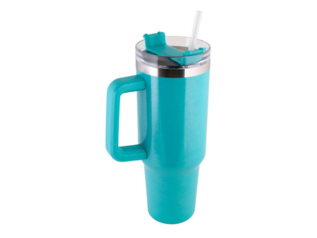 1200Ml Glitter Travel Mug - Image 2