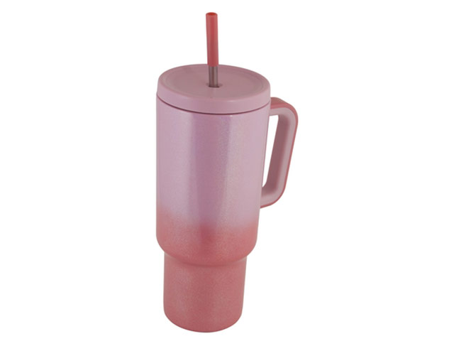 1200Ml Gradient Glitter Travel Mug