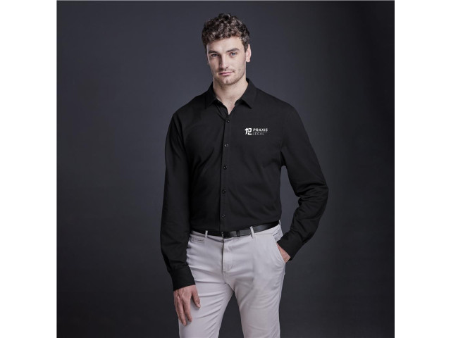Mens Long Sleeve Alex Varga Cronus Knitted Shirt