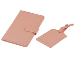 Passport Holder and Luggage Tag Set