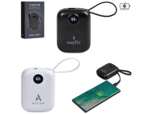 Swiss Cougar Stockton Fast Charge 22.5W Power Bank - 10 000mAh
